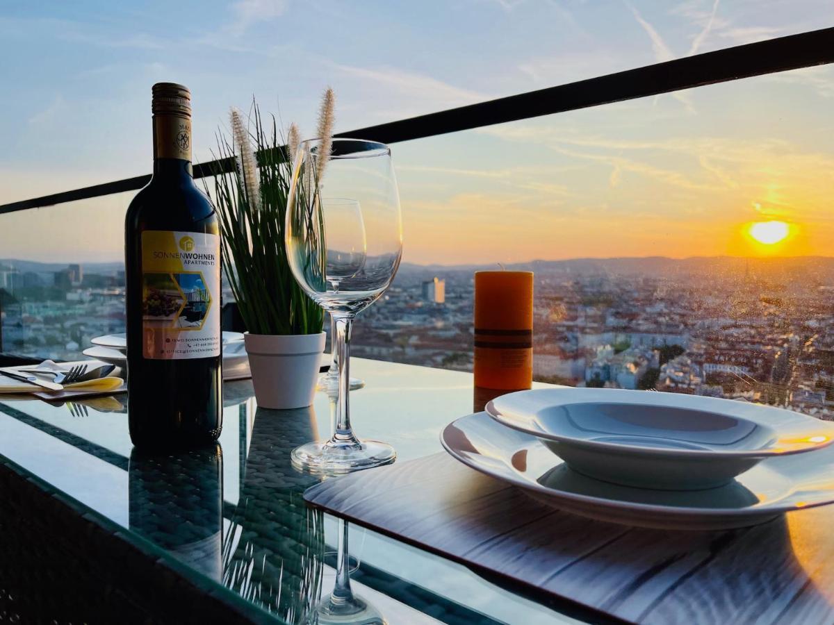 Triiiple Level 31 - Sonnenwohnen Apartment Mit Fantastischem Ausblick Und Parkplatz Відень Екстер'єр фото