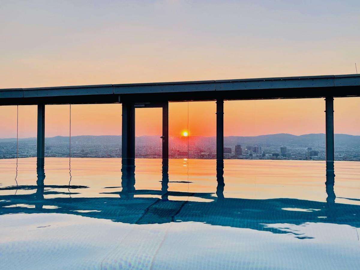 Triiiple Level 31 - Sonnenwohnen Apartment Mit Fantastischem Ausblick Und Parkplatz Відень Екстер'єр фото