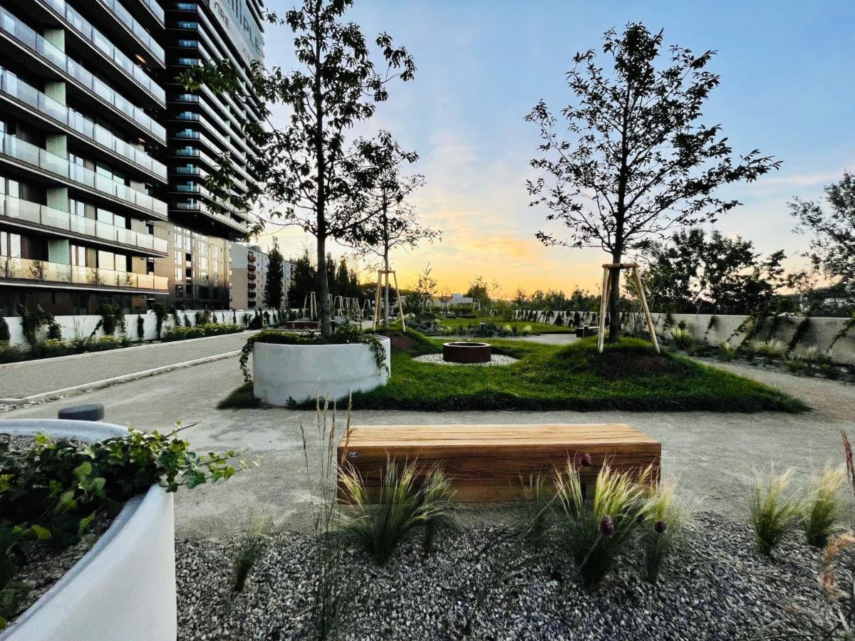 Triiiple Level 31 - Sonnenwohnen Apartment Mit Fantastischem Ausblick Und Parkplatz Відень Екстер'єр фото