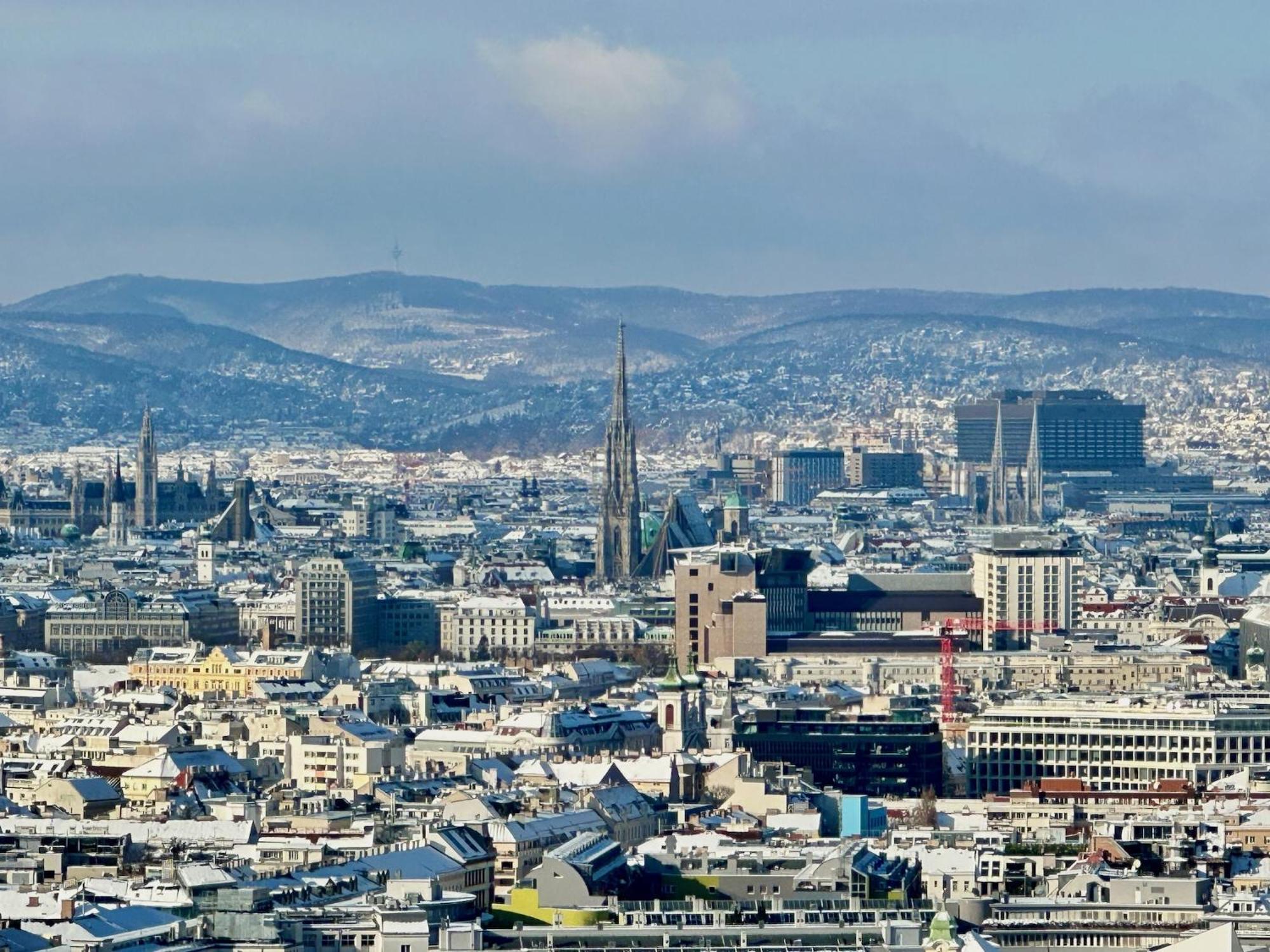 Triiiple Level 31 - Sonnenwohnen Apartment Mit Fantastischem Ausblick Und Parkplatz Відень Екстер'єр фото