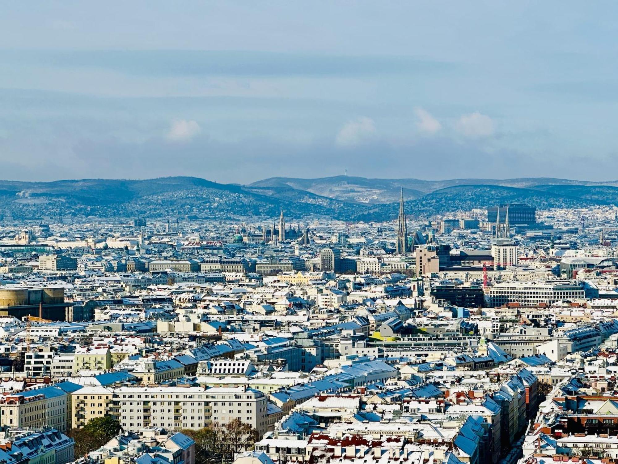 Triiiple Level 31 - Sonnenwohnen Apartment Mit Fantastischem Ausblick Und Parkplatz Відень Екстер'єр фото